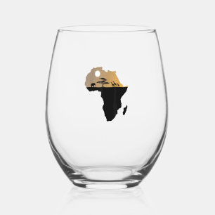 Vaso De Vino Safari continental de África