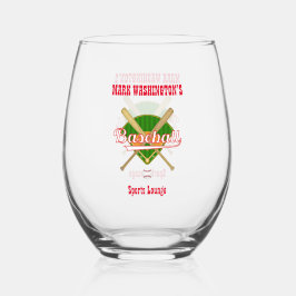 Vaso De Vino Salón deportivo del equipo de béisbol