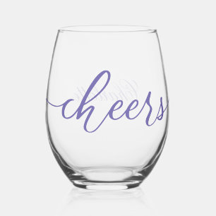 Vaso De Vino SALUD! Una tipografía divertida con nombre