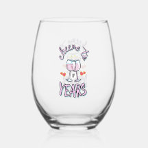 Saludos al champagne de 11 años de aniversario del