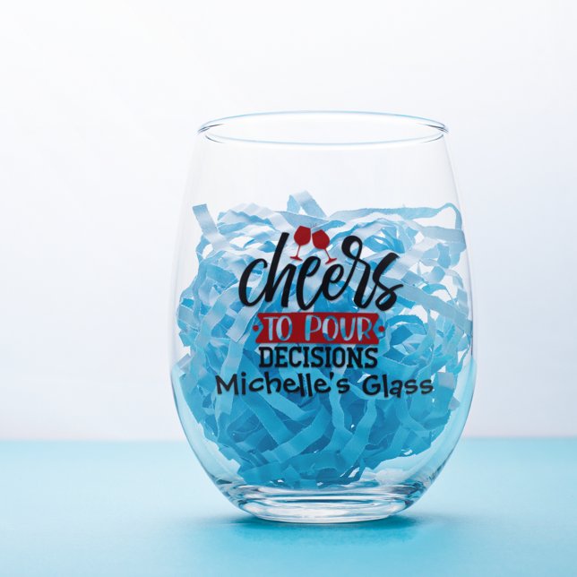 Vaso De Vino Saludos para tomar decisiones (Subido por el creador)