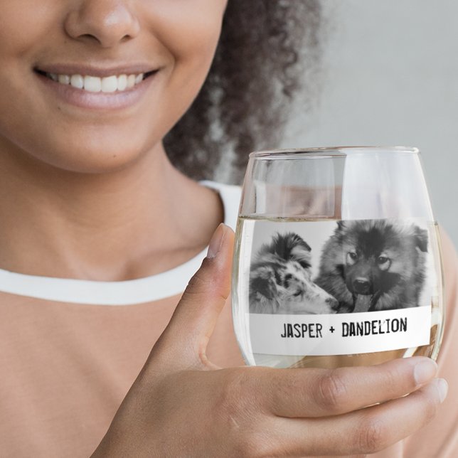 Vaso De Vino Sencillo, moderno Mascota Personalizado o foto de  (Subido por el creador)