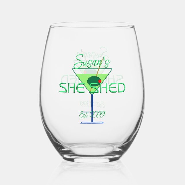 Vaso De Vino Shed Fun Martini Drinkware (Anverso)