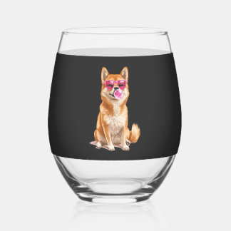 Vaso De Vino Shiba Inu