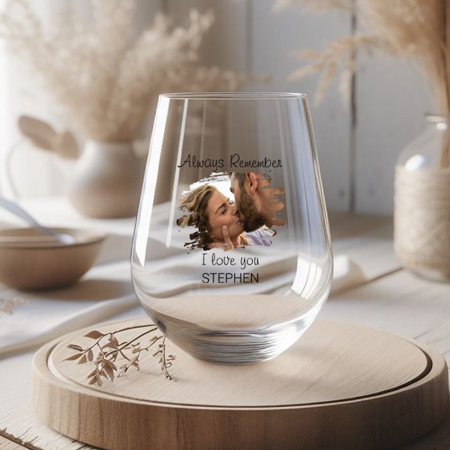 Vaso De Vino Siempre Recuerda Que Te Amo Cerveza (Subido por el creador)