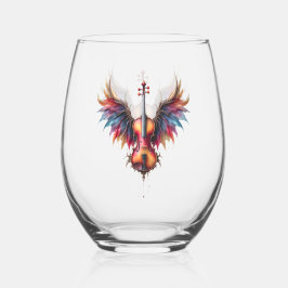 Vaso De Vino Sinfonía de los Cielos a la Luz de la Luna