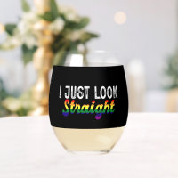 Sólo miro directo Mes del Orgullo LGBT Rainbow