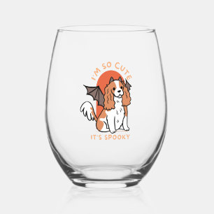 Vaso De Vino Soy Tan Agradable Que Es Un Perro De Halloween Esp