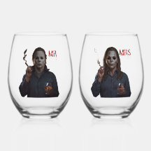 Sr. Michael Myers Stemless Wine Glass, Set de 2