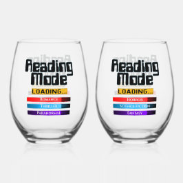 Vaso De Vino Su Modo De Lectura De Género Y Su Personalizado