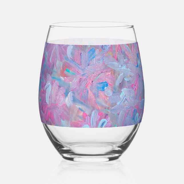 Vaso De Vino Sueño de primavera (Anverso)
