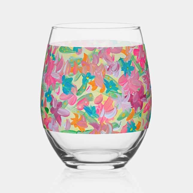 Vaso De Vino Sunny Pastel (Anverso)