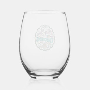 Vaso De Vino Tarta de Unicornio Confeti Unicornios POD Lista PO
