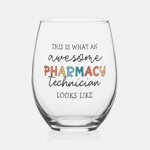 Vaso De Vino Técnico de farmacia Impresionante Farmacia Funny