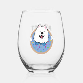 Vaso De Vino Teddy en un donut