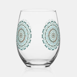 Vaso De Vino Tejido de Loto