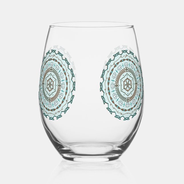 Vaso De Vino Tejido de Loto (Anverso)