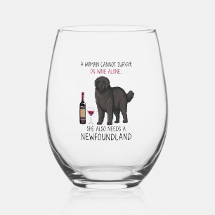 Vaso De Vino Terranova y vino Perro gracioso