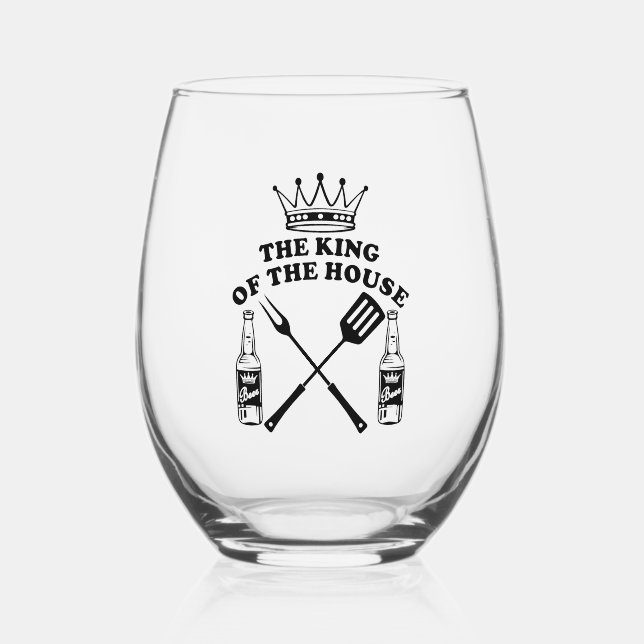 Vaso De Vino The King of the House Beer (Anverso)