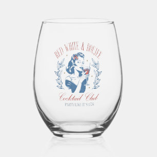 Vaso De Vino Todos los blancos rojos y bujee americanos