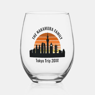 Vaso De Vino Tokio: Un recuerdo de vacaciones para Personalizad