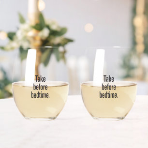 Vaso De Vino Toma antes de acostarse
