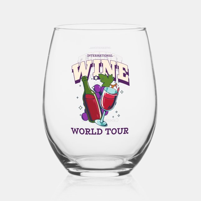 Vaso De Vino Tour Mundial del Vino Internacional (Anverso)