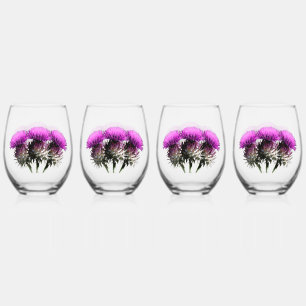 Vaso De Vino Tres Cardos Escoceses