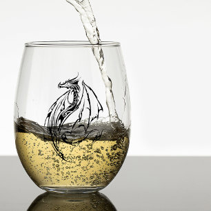 Vaso De Vino Tribal Dragon