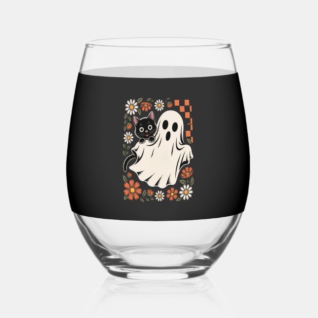 Vaso De Vino Trick or Treat Halloween (Anverso)
