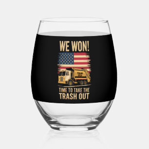 Vaso De Vino Trump 2024 Ganamos Victoria Inauguración 2025