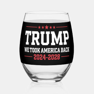 Vaso De Vino Trump 2024 Recuperamos América 47 EE. UU.
