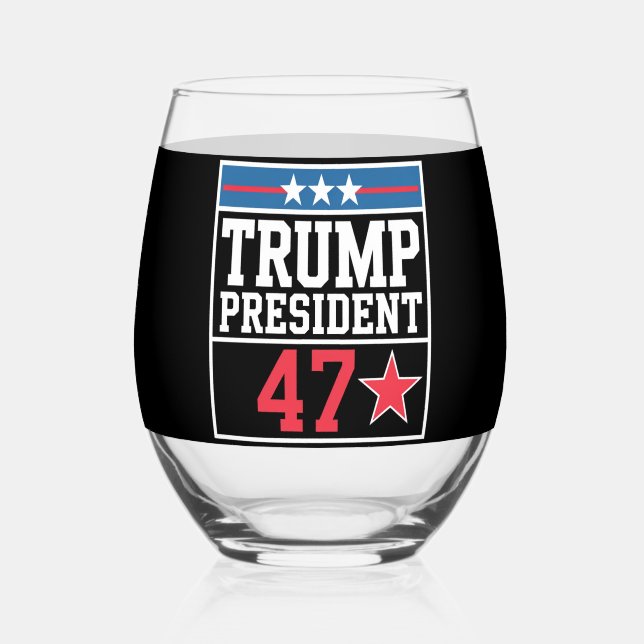 Vaso De Vino Trump gana las elecciones de 2024 (Reverso )