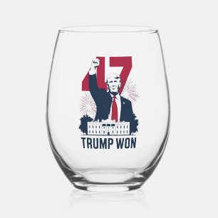 Vaso De Vino Trump ganó de nuevo las elecciones presidenciales 