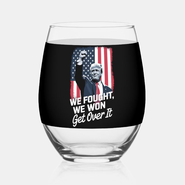 Vaso De Vino Trump lo superará, victoria de Trump (Reverso )