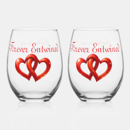 Vaso De Vino Two Hearts, One Love