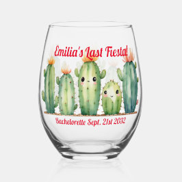 Vaso De Vino Última Licenciatura de FIESTA CACTI