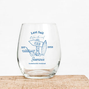 Vaso De Vino Última vela antes del fin de semana de la bachille