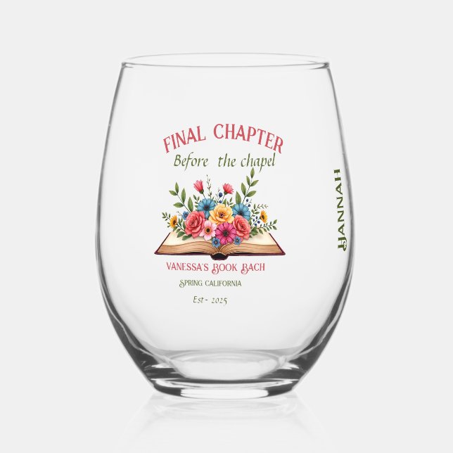 Vaso De Vino Último capítulo antes de la bachillerato (Reverso )