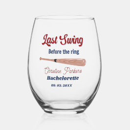 Vaso De Vino Último swing antes del ring Béisbol Despedida de s