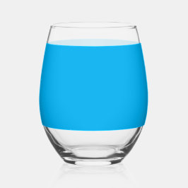 Vaso De Vino Un fondo azul sólido vibrante llena el marco