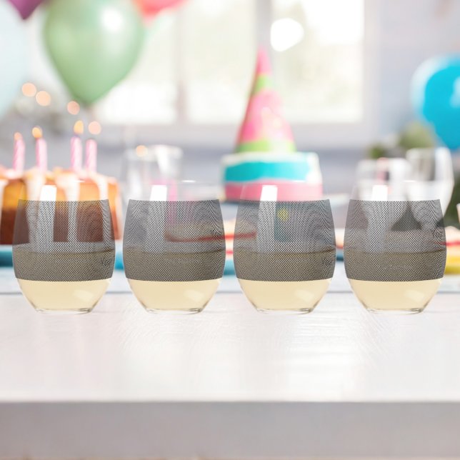 Vaso De Vino Una imagen monocroma con una co de patrón detallad (Insitu (Cumpleaños))