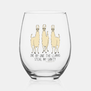 Vaso De Vino Uno a Uno las Llamas Roban mi Cordura Divertido