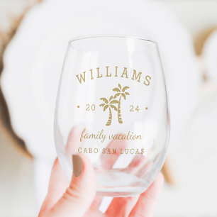 Vaso De Vino Vacaciones familiares personalizadas