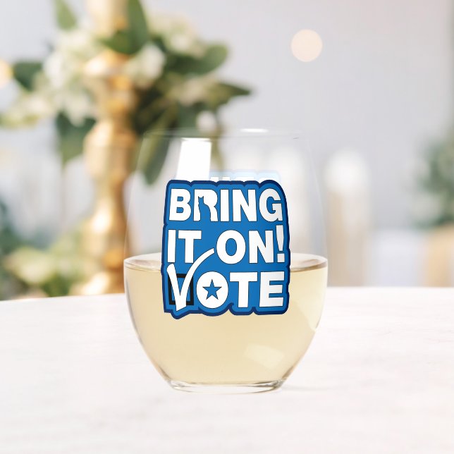Vaso De Vino ¡Vamos! VOTACIÓN (Insitu (Boda))