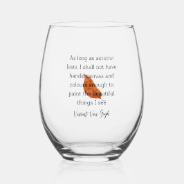 Vaso De Vino Van Gogh Autumn Quote Decor For Home