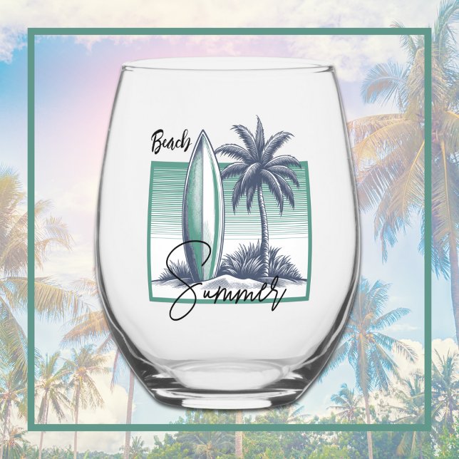 Vaso De Vino Verano (Beach Summer)