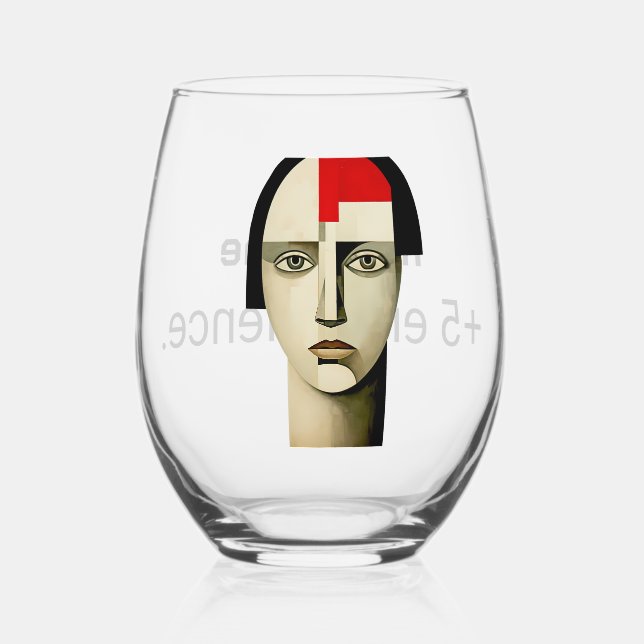 Vaso De Vino Verre à vin humoristique (Reverso )