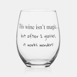 Vaso De Vino Verre à vin humoristique