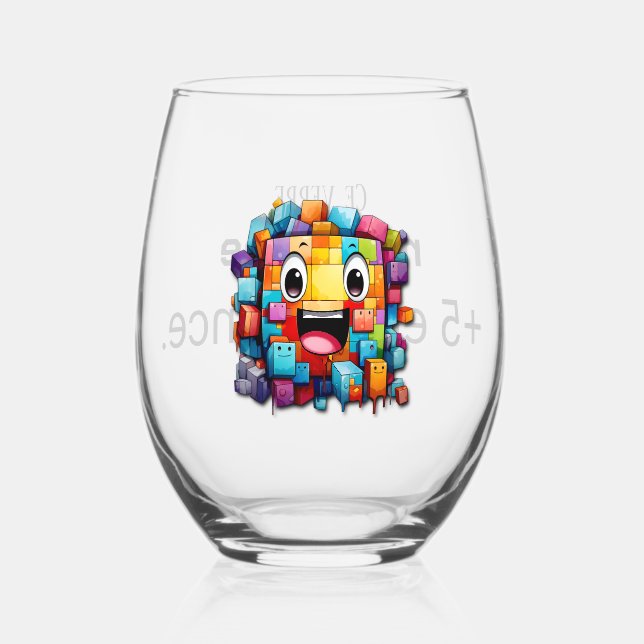 Vaso De Vino Verre à vin humoristique (Reverso )